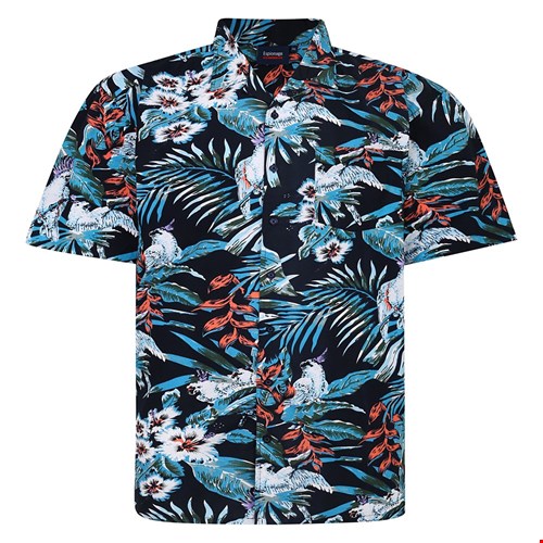 Espionage Hawaiian Print S/S Shirt